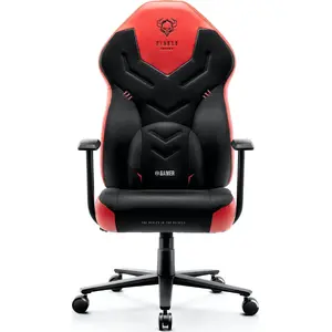 Gaming chair Diablo Chairs X-Gamer (model X-GAMERDR), red, high-back, adjustable armrests, tilt and height adjustment
