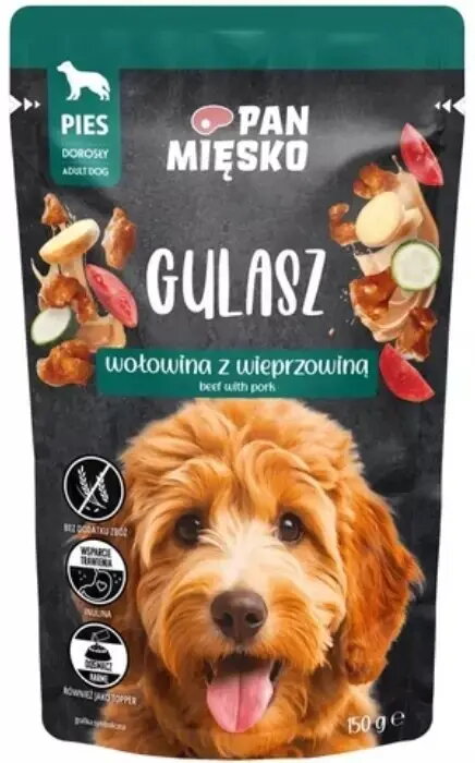 Mitrs barības produkts suņiem pan miĘsko