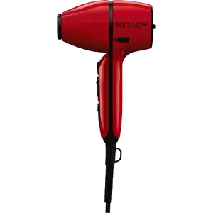 Фен Revlon RVDR5305E, красный, ползунковое управление, однотонная поверхность