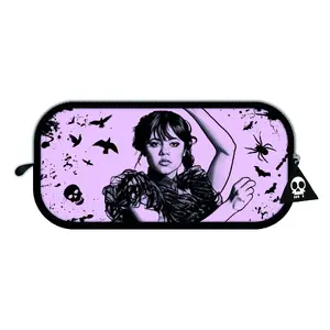 Pencil case Blue Sky Studios Thumbs Up WD719748 — Black/Pink, 220×60×105 mm