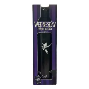 Stainless Steel Drinking Bottle Thumbs Up WD717010 by blue sky studios — 700 ml, Black, 245×70 mm