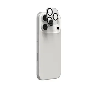 Lens protector Zagg InvisibleShield Glass Elite for Apple iPhone 17 Pro/Pro Max — aluminosilicate, black, dust/impact/scratch resistant