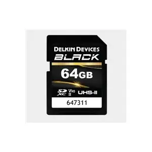 SDXC memory card Delkin BLACK Rugged UHS-II R300/W250 (V90) 64GB