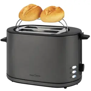 Toaster ProfiCook PC-TA 1291, 2-slice, 950 W, anthracite, stainless steel housing