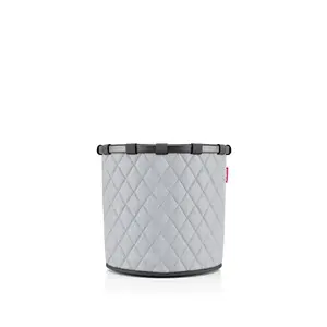 Reisenthel basket homebasket M — aluminium frame, polyester body, 400×400×370 mm, grey