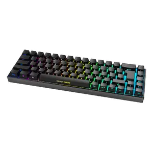 Mechanical gaming keyboard Deltaco Gaming GAM-100-DE 65% 68-key QWERTZ USB + RF Wireless + Bluetooth RGB Black