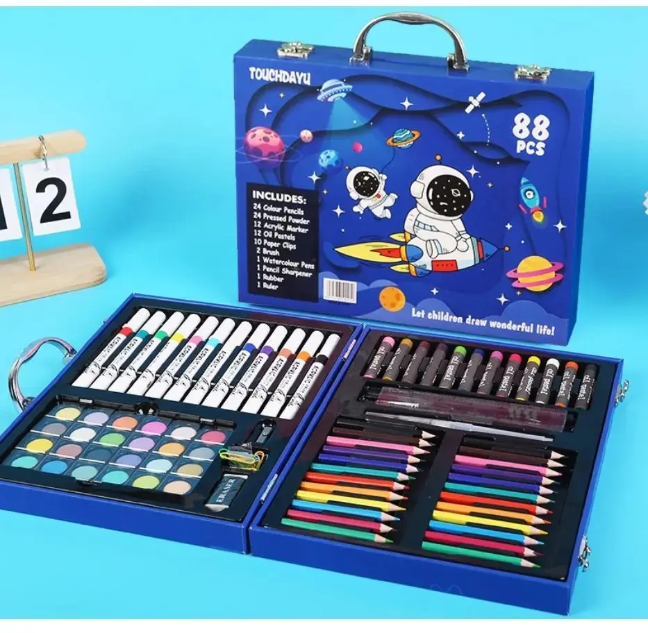 Extralink Blue Astronaut art painting set — 88 pcs Photo 2