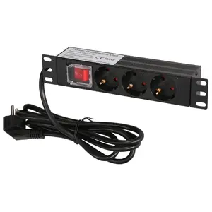 Блок распределения питания Extralink EX.28839 — PDU для управления питанием в стойке