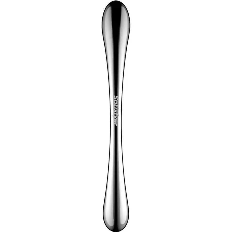 SATISFYER DILDO COSMIC CREST 1 — двухконечный стальной дилдо Photo 4