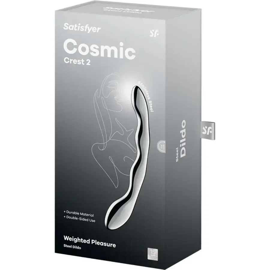 Двусторонний стальной дилдо SATISFYER COSMIC CREST 2 Photo 5