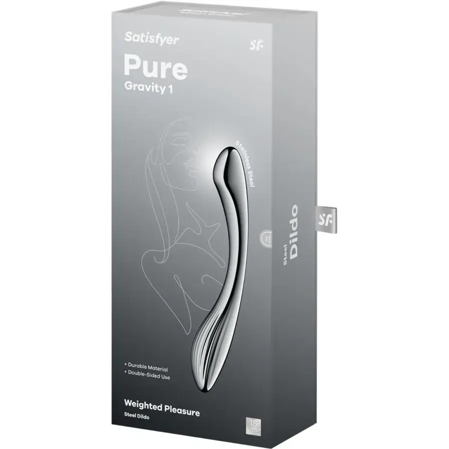 SATISFYER DILDO PURE GRAVITY 1 — нержавеющая сталь Photo 5