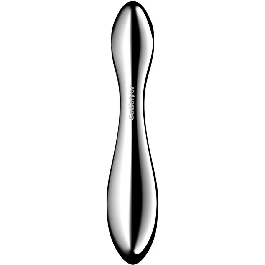 SATISFYER DILDO PURE GRAVITY 2 — двусторонний дилдо из стали Photo 4