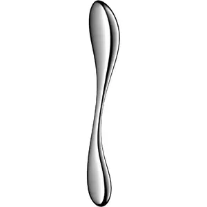 Double-ended stainless steel dildo SATISFYER DILDO Star Force 3 — metal, double-ended design