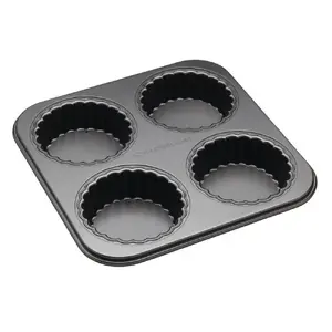 Baking Pan Masterclass 26×26×3 cm, Steel, Grey — Masterclass