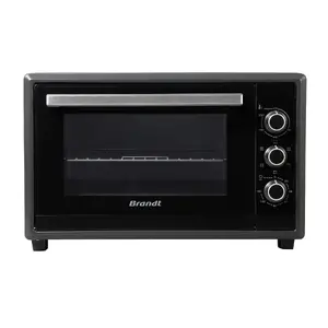Countertop mini oven BRANDT FC55MUB — compact electric oven with natural convection, multifunction fan and grill