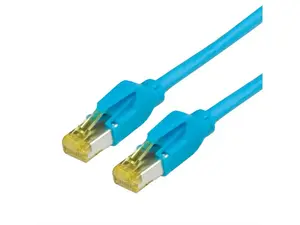 Secomp networking cable Cat6a S/FTP (S-STP) Blue 5 m, RJ-45–RJ-45