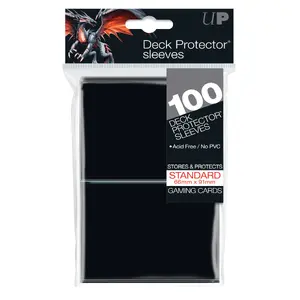 Card sleeves Ultron Ultra PRO 100ct Black Standard — 66 × 91 mm, 100 pcs