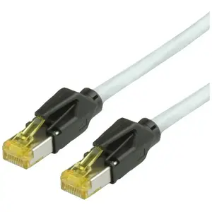 Network cable Secomp 21.05.9520 — Cat6a S/FTP (S-STP), RJ-45 to RJ-45, 2 m, grey