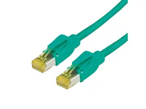 Networking cable Secomp 21059533 — Cat6a S/FTP (S-STP), RJ‑45 to RJ‑45, 3 m, green