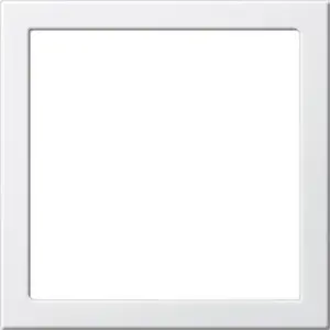 Wall plate / switch cover Gira 264803, screwless white, pack of 5