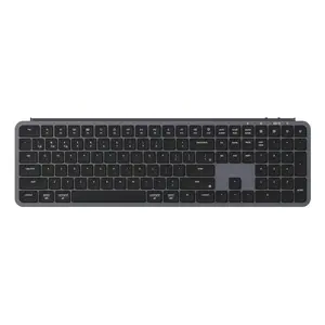 Mechanical full-size keyboard Keychron B6P-K1-BO — USB, RF Wireless, Bluetooth, 109 keys, Grey