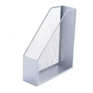 Magazine rack Q-Connect KF00845, silver, 1 shelf, interior 79×260×289 mm