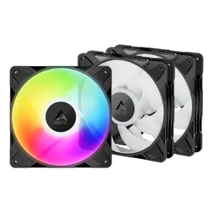 Комплект 3 вентилятора 140 мм PWM с A-RGB от arctic cooling — P14 Pro A-RGB, 400–2500 об/мин, 186 м³/ч, FDB
