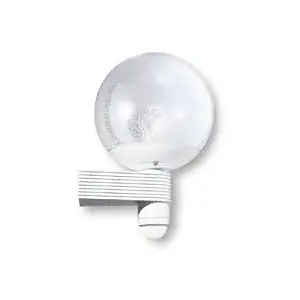Outdoor wall light Steinel L 400 S E27, 1 bulb, E27 fitting, protection class II, white