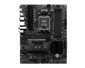 PRO B840-S EVO WIFI6E | MSI Processor family AMD | Processor socket AM5 | Supported hard disk drive interfaces SATA, M.2 | Number of SATA connectors 4