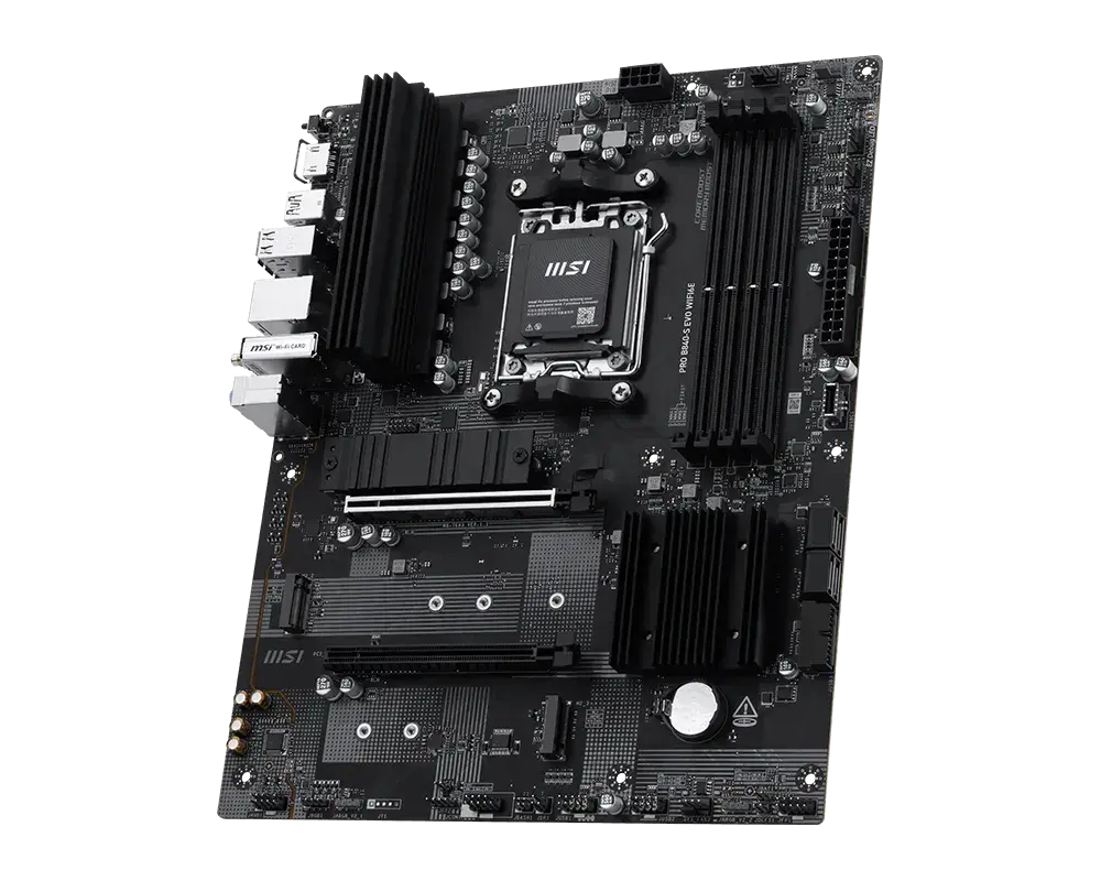 MSI Pro B840‑S Evo WiFi6E mātesplate (B840, AM5, DDR5) Photo 2
