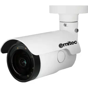 Bullet IP security camera ERNITEC 0070-06408, 3864×1280 px, 11–28 mm, 10× digital zoom, 1/1.8" CMOS, motorized/manual focus, wired, indoor/outdoor
