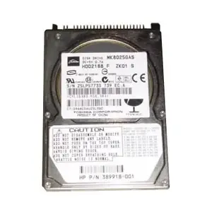 2.5" 80GB Toshiba HDD MK8025GAS-RFB 9.5mm internal hard drive