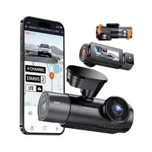 Dash cam VANTRUE N5 S — car video recorder, front and rear recording, 4-channel, GPS, Wi‑Fi, 3.19" display, F/1.8, H.265, microSD up to 1 TB