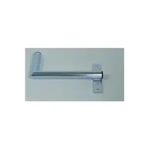 Wall-mounted antenna bracket WFmetal K40O42P — right-side mount, galvanized zinc, 40 cm arm