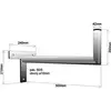 Wall antenna mount WFmetal K50T42 50 cm Photo 3