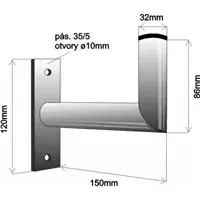 Wall antenna bracket WFmetal K15I32 Photo 3