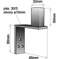 Wall antenna mount WFmetal KM35 Photo 3