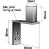 Wall antenna mount WFmetal KM35 Photo 3