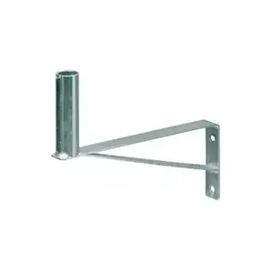 Wall antenna mount WFmetal KM300 with brace, galvanized zinc, 29 cm length