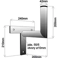 Sienas antenas stiprinājums WFmetal K20T42Z Photo 2