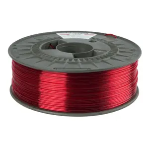 3D printer filament Spectrum TF-24028 PETG 1.75 mm Red 1 kg (Transparent Red)
