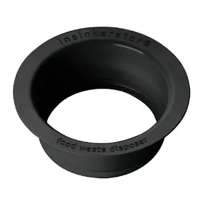 Sink flange ISE Matte Black — accessory for kitchen sink drain
