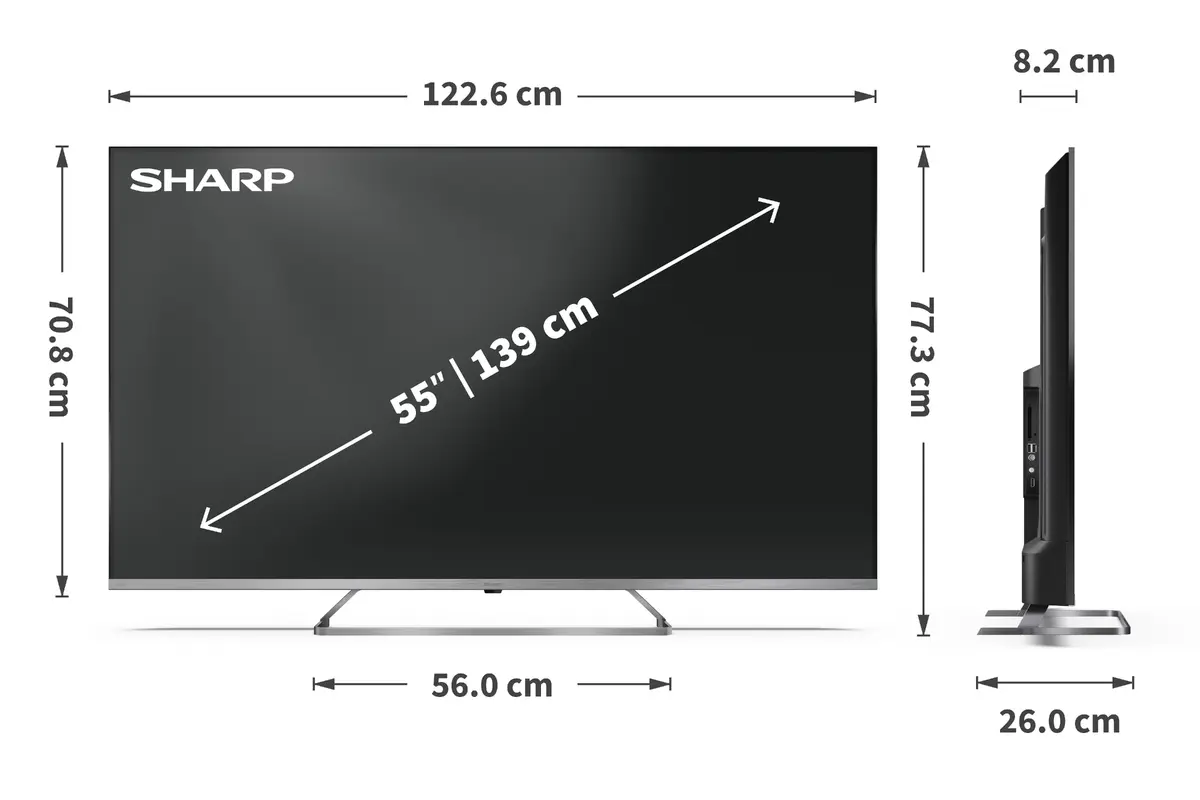 Sharp 55JP7265E 55" 4K QLED MiniLED TV Photo 7