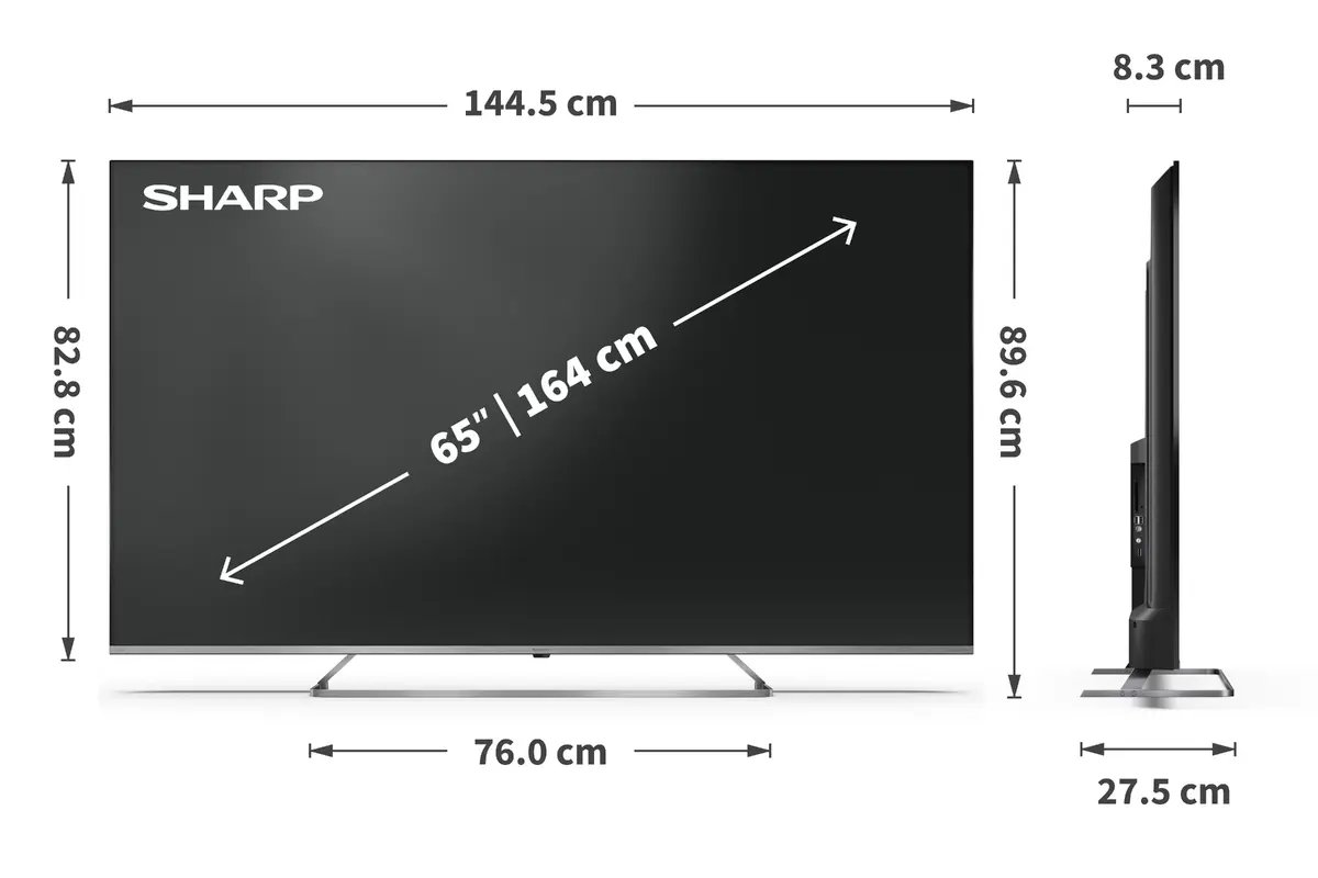 Sharp 65JP7265E 65" LED 4K QLED MiniLED Smart TV Photo 5