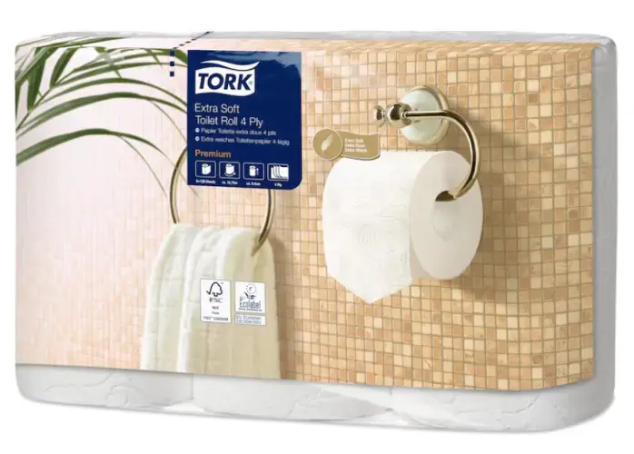 Tualetes papīrs Tork Premium Extra Soft T4 — 4 slāņi, 6 gab. Photo 2