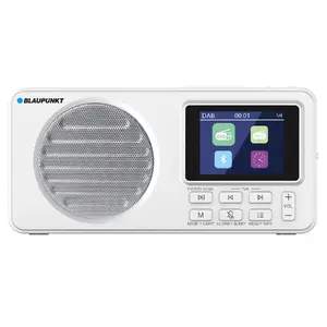 Tabletop DAB+/FM radio BLAUPUNKT DR6WH, portable, DAB+ tuner, Bluetooth 5.3, 2 W, 1800 mAh battery, white