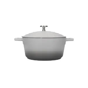 Saucepan Masterclass Grey Ombre 20 cm / 2.5 L with Lid, Cast Aluminium