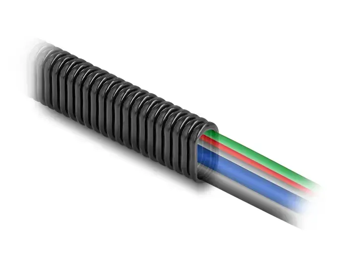 DELOCK elastīgs ovāls kabeļu kanāls 13.6x6.3 mm 5 m Photo 2