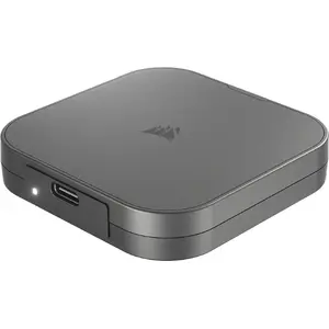 Внешний SSD CORSAIR EX300U 2 ТБ, USB‑C 3.2 Gen 2, чтение/запись 1100 МБ/с, серый