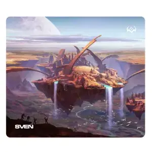 Mouse pad SVEN MP-G01S Island — cloth surface, rectangular gaming/office mat